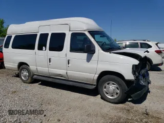 2014 Ford Econoline Passenger XL with VIN 1FBSS3BL5EDB21249, listed as a Copart auction lot 52457984 with 88,587 mi miles and Salvage Title. Bid and sale history available at carsss.com. Image 1.