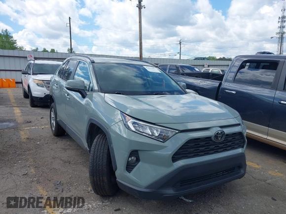 2019 Toyota RAV4 XLE with VIN 2T3W1RFV3KW056351, listed as a IAAI auction lot 42011662 with 64,634 mi miles. Bid and sale history available at carsss.com. Image 1.
