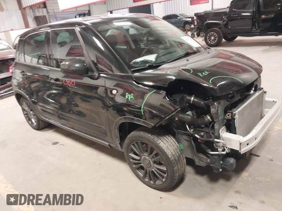 2019 FIAT 500L Trekking with VIN ZFBNFADH0KZ042275, listed as a IAAI auction lot 41172309 with 30,865 mi miles. Bid and sale history available at carsss.com. Image 1.
