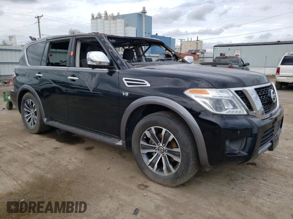 2019 Nissan Armada SV with VIN JN8AY2NC8K9580189, listed as a Copart auction lot 69314404 with Not Provided miles and Clean Title. Bid and sale history available at carsss.com. Image 4.