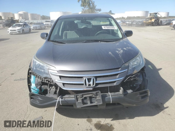 2014 Honda CR-V LX with VIN 2HKRM4H3XEH693624, listed as a Copart auction lot 47069395 with 211,225 mi miles and Salvage Title. Bid and sale history available at carsss.com. Image 5.