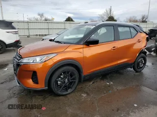 2024 Nissan Kicks SV with VIN 3N1CP5CV3RL480759, listed as a Copart auction lot 50064435 with 16,260 mi miles and Salvage Title. Bid and sale history available at carsss.com. Image 1.