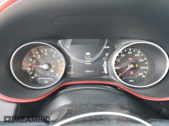 2018 Jeep Compass Trailhawk с VIN 3C4NJDDB5JT412005, выставлен на аукционе Copart как лот 65649535 с пробегом 105 912 миль миль и Списание • Salvage title. История ставок и продаж доступна на DreamBid. Изображение 9.