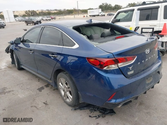 2019 Hyundai Sonata Sport with VIN 5NPE34AF0KH771734, listed as a IAAI auction lot 41277557 with 58,092 mi miles. Bid and sale history available at carsss.com. Image 3.