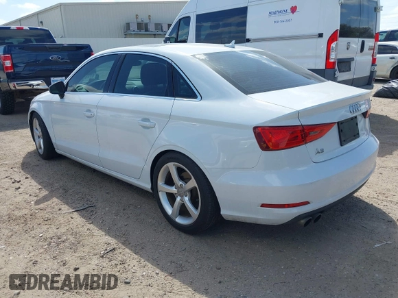 2015 Audi A3 1.8T Premium with VIN WAUACGFF0F1033693, listed as a IAAI auction lot 41823346 with 70,140 mi miles. Bid and sale history available at carsss.com. Image 3.