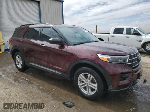 2022 Ford Explorer XLT with VIN 1FMSK7DH1NGA32848, listed as a Copart auction lot 47378465 with 46,329 mi miles and Clean Title. Bid and sale history available at carsss.com. Image 4.