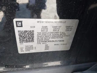 2019 Cadillac XT5 Luxury FWD with VIN 1GYKNCRS2KZ173656, listed as a IAAI auction lot 41965659 with 70,000 mi miles and . Bid and sale history available at DreamBid. Image 9.