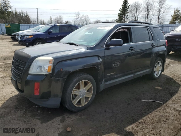2012 GMC Terrain SLE-2 with VIN 2GKFLTE54C6184429, listed as a Copart auction lot 50014615 with 150,463 mi miles and Salvage Title. Bid and sale history available at carsss.com. Image 1.