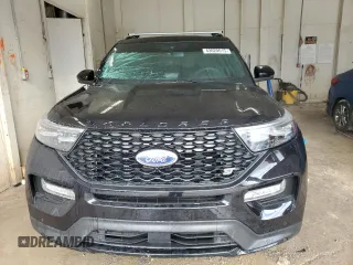 2023 Ford Explorer ST with VIN 1FM5K8GC8PGC22488, listed as a Copart auction lot 43020615 with 17,442 mi miles and Salvage Title. Bid and sale history available at carsss.com. Image 5.