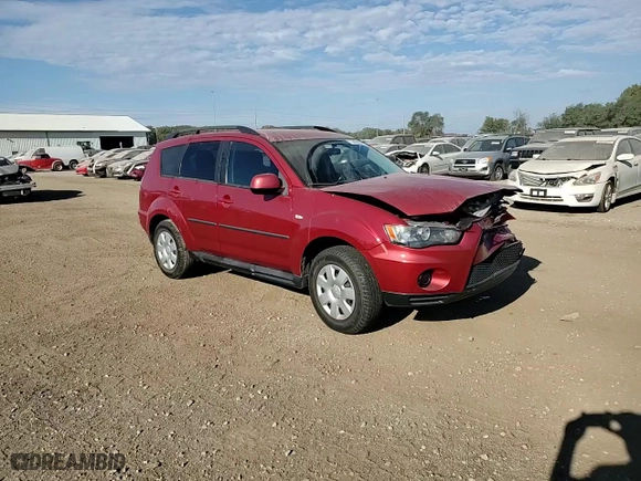 2011 Mitsubishi Outlander ES with VIN JA4AS2AW5BU034308, listed as a Copart auction lot 71497904 with 183,204 mi miles and Salvage Title. Bid and sale history available at carsss.com. Image 12.