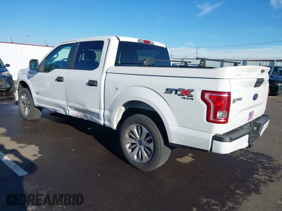 2017 Ford F-150 XL with VIN 1FTEW1EP9HFA26847, listed as a IAAI auction lot 41294852 with 152,543 mi miles. Bid and sale history available at carsss.com. Image 3.