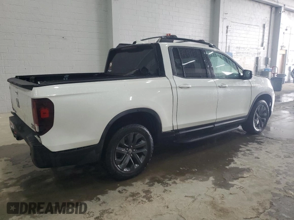 2021 Honda Ridgeline Sport with VIN 5FPYK3F17MB000333, listed as a Copart auction lot 57912255 with 52,955 mi miles and Salvage title. Bid and sale history available at DreamBid. Image 3.