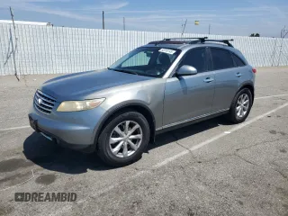 2006 Infiniti FX z VIN JNRAS08U56X103369, wystawiony jako Copart lot #53919145 z przebiegiem 172 151 mil mil oraz Szkoda całkowita • Salvage title. Historia ofert i sprzedaży dostępna na DreamBid. Obrazek 1.