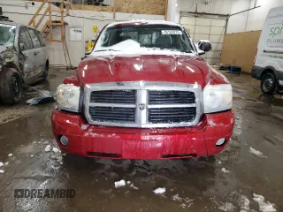 2007 Dodge Dakota SLT with VIN 1D7HW48P37S221039, listed as a Copart auction lot 48104975 with 138,371 mi miles and Salvage Title. Bid and sale history available at carsss.com. Image 5.