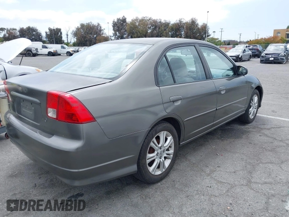 2005 Honda Civic VP with VIN 2HGES16335H632874, listed as a IAAI auction lot 42136118 with 260,883 mi miles and . Bid and sale history available at DreamBid. Image 4.