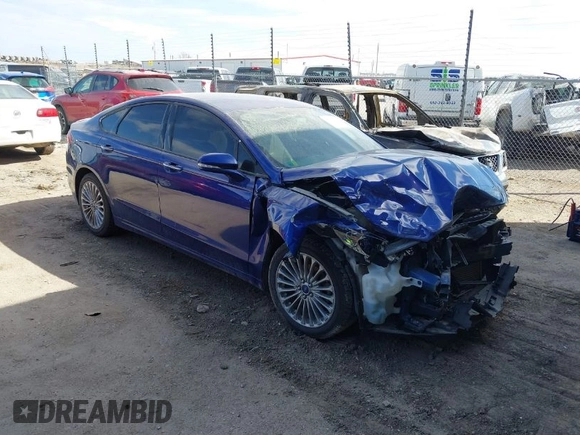 2015 Ford Fusion Titanium with VIN 3FA6P0K99FR283529, listed as a IAAI auction lot 41838984 with 1 mi miles. Bid and sale history available at carsss.com. Image 1.