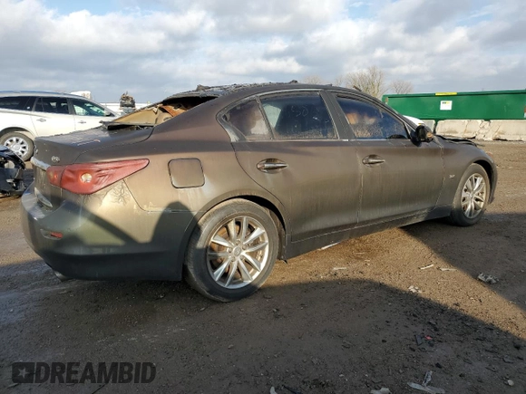 2017 Infiniti Q50 Premium with VIN JN1EV7ARXHM831042, listed as a Copart auction lot 55333025 with Not Provided miles and Clean Title. Bid and sale history available at DreamBid. Image 3.