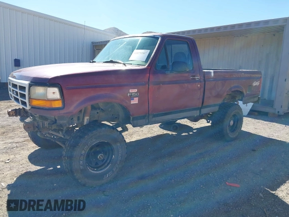 1996 Ford F-150 with VIN 1FTEF14H4TLA40692, listed as a IAAI auction lot 41879207 with 190,355 mi miles. Bid and sale history available at carsss.com. Image 2.