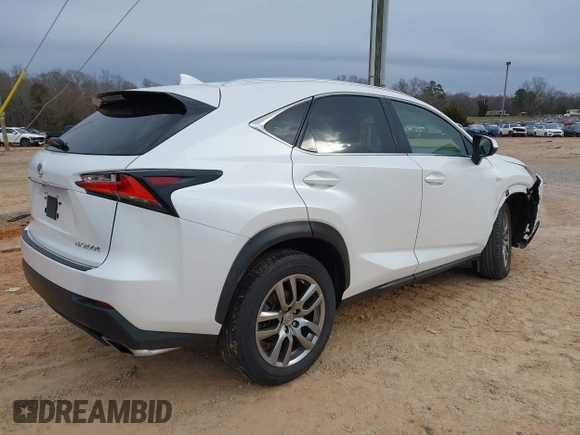 2016 Lexus NX 200t with VIN JTJBARBZ1G2073198, listed as a IAAI auction lot 41706024 with 106,459 mi miles and . Bid and sale history available at DreamBid. Image 4.