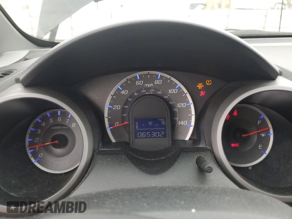 2010 Honda Fit with VIN JHMGE8H24AS010748, listed as a Copart auction lot 53756565 with 65,302 mi miles and Salvage Title. Bid and sale history available at carsss.com. Image 9.