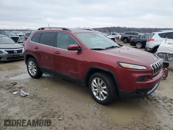2015 Jeep Cherokee Limited with VIN 1C4PJMDSXFW770145, listed as a Copart auction lot 44315365 with 82,418 mi miles and Salvage Title. Bid and sale history available at carsss.com. Image 4.