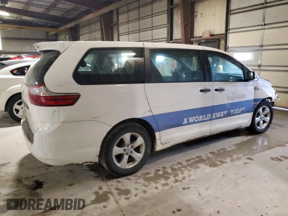 2015 Toyota Sienna L with VIN 5TDZK3DC0FS597860, listed as a Copart auction lot 43440125 with 138,375 mi miles and Salvage title. Bid and sale history available at DreamBid. Image 3.