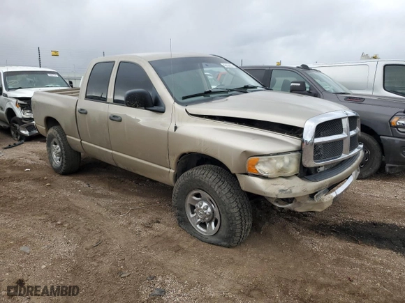 2004 Dodge Ram 2500 SLT with VIN 3D7KU28C34G206928, listed as a Copart auction lot 46858865 with 217,745 mi miles and Salvage Title. Bid and sale history available at carsss.com. Image 4.