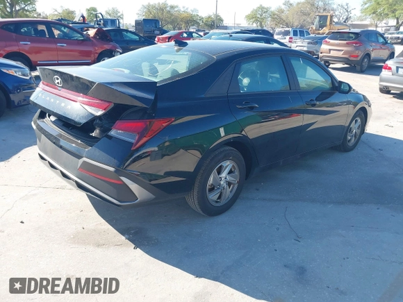 2024 Hyundai Elantra SE with VIN KMHLL4DG9RU802003, listed as a IAAI auction lot 41684367 with 2,760 mi miles and . Bid and sale history available at DreamBid. Image 4.