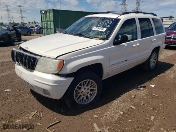 2003 Jeep Grand Cherokee Limited with VIN 1J4GW58N83C511981, listed as a Copart auction lot 61734014 with 174,775 mi miles and Salvage Title. Bid and sale history available at carsss.com. Image 1.