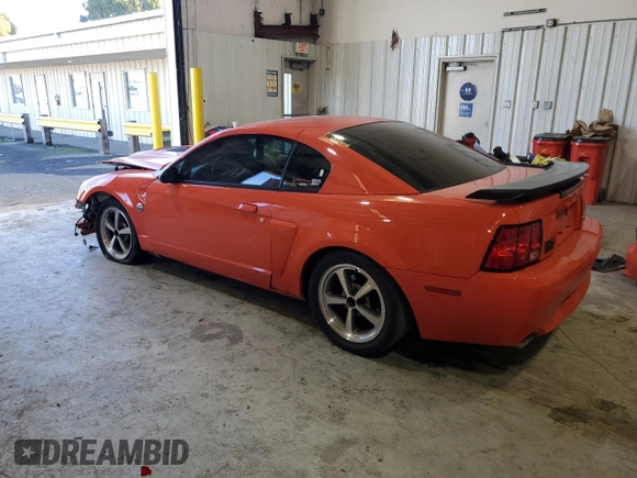 2004 Ford Mustang Premium Mach 1 with VIN 1FAFP42R24F139192, listed as a Copart auction lot 82810874 with Not provided miles and Salvage title. Bid and sale history available at DreamBid. Image 2.