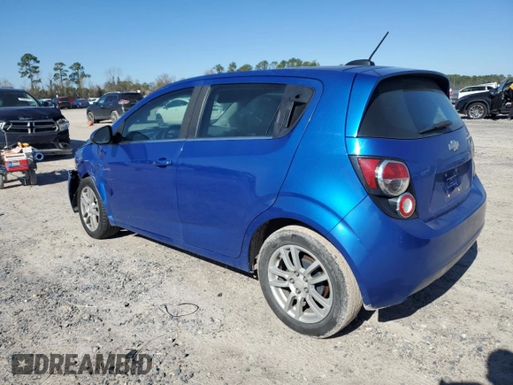 2016 Chevrolet Sonic LT with VIN 1G1JC6SB2G4184317, listed as a Copart auction lot 41679395 with 98,067 mi miles and Salvage Title. Bid and sale history available at carsss.com. Image 2.
