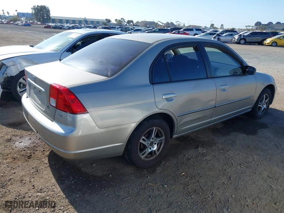 2003 Honda Civic LX with VIN 2HGES16563H521654, listed as a IAAI auction lot 42094679 with 157,031 mi miles. Bid and sale history available at carsss.com. Image 4.