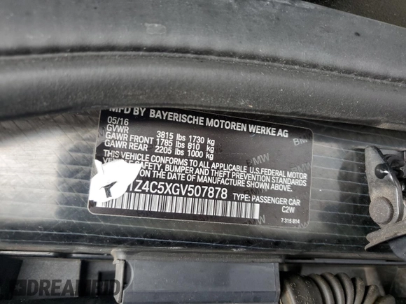 2016 BMW i3 с VIN WBY1Z4C5XGV507878, выставлен на аукционе Copart как лот 61154615 с пробегом 107 289 миль миль и Списание • Salvage title. История ставок и продаж доступна на DreamBid. Изображение 13.