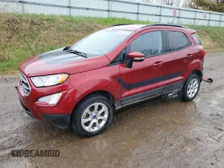 2021 Ford EcoSport SE z VIN MAJ6S3GL4MC397650, wystawiony jako Copart lot #55013075 z przebiegiem 35 714 mil mil oraz Szkoda całkowita • Salvage title. Historia ofert i sprzedaży dostępna na DreamBid. Obrazek 1.