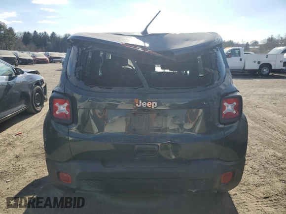 2021 Jeep Renegade Sport with VIN ZACNJCAB8MPM32790, listed as a Copart auction lot 46588925 with 52,146 mi miles and Salvage title. Bid and sale history available at DreamBid. Image 6.