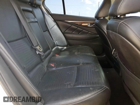 2015 Infiniti Q50 Sport with VIN JN1BV7AP5FM346998, listed as a Copart auction lot 61992655 with 105,215 mi miles and Salvage title. Bid and sale history available at DreamBid. Image 10.