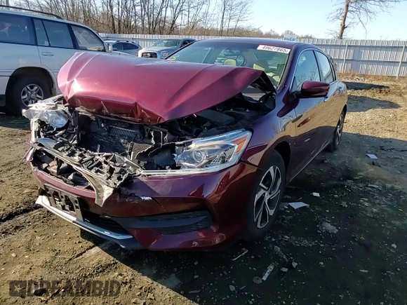 2016 Honda Accord LX with VIN 1HGCR2F30GA008069, listed as a Copart auction lot 49627865 with Not Provided miles and Salvage Title. Bid and sale history available at DreamBid. Image 11.