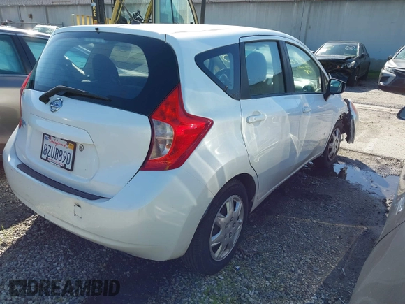 2015 Nissan Note SV with VIN 3N1CE2CP9FL374091, listed as a IAAI auction lot 41565819 with Not Provided miles and . Bid and sale history available at DreamBid. Image 4.