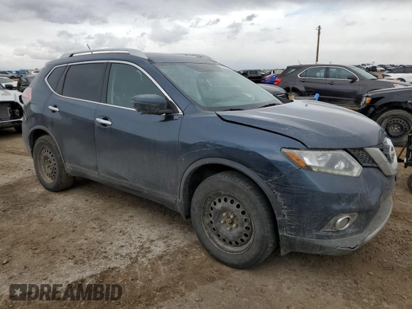 2016 Nissan Rogue SV with VIN 5N1AT2MV1GC854755, listed as a Copart auction lot 52202845 with 212,922 mi miles and Salvage Title. Bid and sale history available at carsss.com. Image 4.