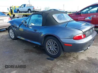 2000 BMW Z3 2.8 with VIN 4USCH3344YLF71259, listed as a IAAI auction lot 41516206 with 95,988 mi miles and . Bid and sale history available at DreamBid. Image 3.