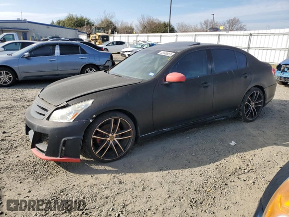 2007 Infiniti G35 Sedan Journey with VIN JNKBV61E47M707451, listed as a Copart auction lot 42640955 with 207,310 mi miles and Salvage Title. Bid and sale history available at carsss.com. Image 1.