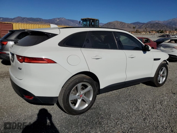 2018 Jaguar F-Pace 20d Premium with VIN SADCJ2FN9JA262723, listed as a Copart auction lot 85772864 with 41,253 mi miles and Salvage Title. Bid and sale history available at DreamBid. Image 3.