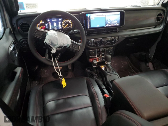 2024 Jeep Wrangler Rubicon with VIN 1C4PJXFG8RW355730, listed as a Copart auction lot 47982545 with 2,279 mi miles and Salvage title. Bid and sale history available at DreamBid. Image 8.