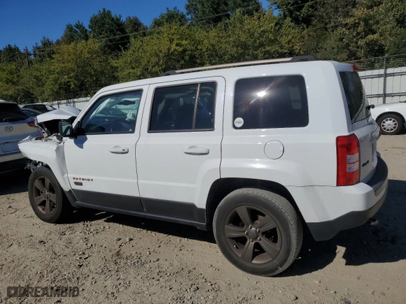 2016 Jeep Patriot 75th Anniversary with VIN 1C4NJRBB2GD697812, listed as a Copart auction lot 77008604 with 0 mi miles and Salvage Title. Bid and sale history available at carsss.com. Image 2.