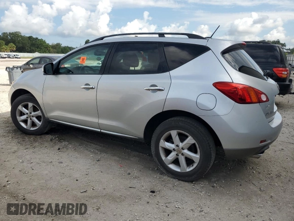 2009 Nissan Murano SL with VIN JN8AZ18U69W024146, listed as a Copart auction lot 68298204 with 170,562 mi miles and Salvage Title. Bid and sale history available at carsss.com. Image 2.
