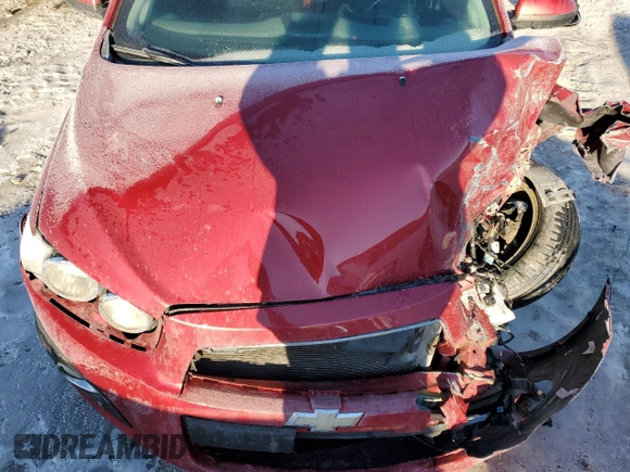 2014 Chevrolet Sonic LTZ with VIN 1G1JE5SB0E4229661, listed as a Copart auction lot 41872355 with 0 mi miles and Salvage Title. Bid and sale history available at carsss.com. Image 12.