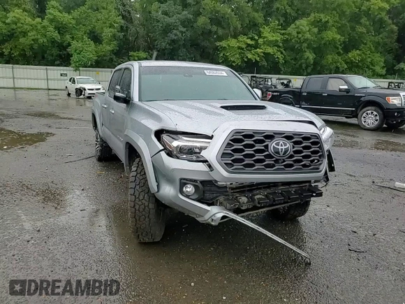 2023 Toyota Tacoma SR with VIN 3TMCZ5AN4PM566647, listed as a Copart auction lot 64062034 with 43,154 mi miles and Salvage title. Bid and sale history available at DreamBid. Image 10.