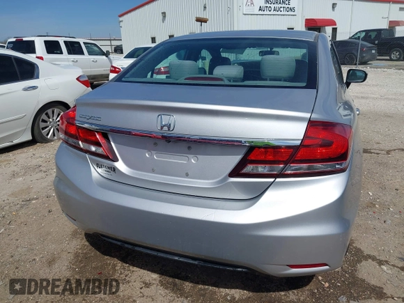 2014 Honda Civic Sedan LX with VIN 19XFB2F50EE039186, listed as a IAAI auction lot 41822494 with 116,499 mi miles. Bid and sale history available at carsss.com. Image 17.