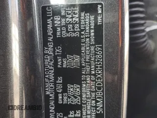 2024 Hyundai Tucson SEL with VIN 5NMJBCDEXRH328691, listed as a Copart auction lot 86625604 with 26,159 mi miles and Salvage Title. Bid and sale history available at carsss.com. Image 12.