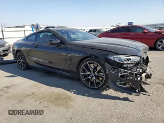 2019 BMW 8 Series M850i xDrive with VIN WBABC4C58KBU96801, listed as a Copart auction lot 70015354 with Not Provided miles and Salvage Title. Bid and sale history available at carsss.com. Image 4.